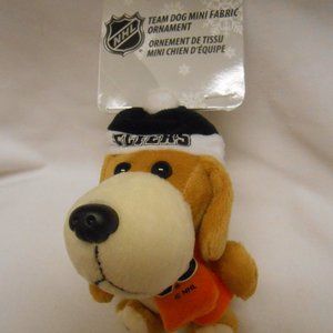 New NHL Fabric Team Dog mini hanging Ornament Philadelphia Flyers 🎄